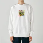 めぐ☆ののほほんShopの恐竜の仲間達٩(ˊᗜˋ*)و Heavyweight Crew Neck Sweatshirt