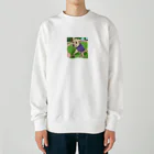 shibaショップのプロゴルファー犬 Heavyweight Crew Neck Sweatshirt