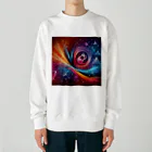 niko&PANDA shopのリーマン予想のイラスト Heavyweight Crew Neck Sweatshirt