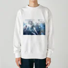 翠の楽園の海 Heavyweight Crew Neck Sweatshirt