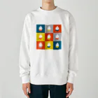 くらきち ONLINE SHOPのねこタイツ 3 × 3 Heavyweight Crew Neck Sweatshirt