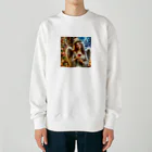 たまき工房の呑天使のクリスマス Heavyweight Crew Neck Sweatshirt