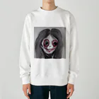 KOUの怖い絵 Heavyweight Crew Neck Sweatshirt