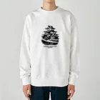 面白デザインショップ ファニーズーストアの雲上の城塞：日本オデッセイ Heavyweight Crew Neck Sweatshirt