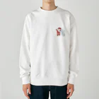 あんこのクリスマスサンタさん Heavyweight Crew Neck Sweatshirt