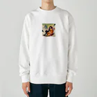 AI美女王国のドット絵ひまりちゃん Heavyweight Crew Neck Sweatshirt