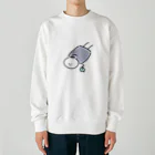 モゴモゴSHOPの起きれんのよ Heavyweight Crew Neck Sweatshirt