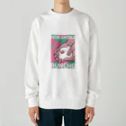 ヨモギダのホカホカブンチョウ Heavyweight Crew Neck Sweatshirt