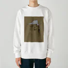 sorbericaの一筆書き三つ編みガール Heavyweight Crew Neck Sweatshirt