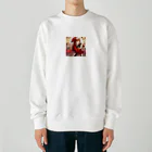 SAKIのクリスマスに歌う女性 Heavyweight Crew Neck Sweatshirt