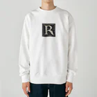 connectの幸運アルファベットR Heavyweight Crew Neck Sweatshirt