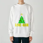 WAN-ONE Style shopのLOVE-WAN クリスマスツリー Heavyweight Crew Neck Sweatshirt