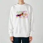 みーみちゃんのお店のみーみちゃんのあおむし Heavyweight Crew Neck Sweatshirt