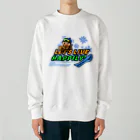 kazu_gの楽しく生きよう！（スノーボード）（ブルー） Heavyweight Crew Neck Sweatshirt