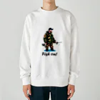 【公式】Fish on！の釣り人デザイン① Heavyweight Crew Neck Sweatshirt