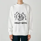 ehime@けだま&もち＆すみのCRAZY SPITZ「HA HA HA」 Heavyweight Crew Neck Sweatshirt