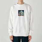 yusuke.shop1のかわいいおばけ Heavyweight Crew Neck Sweatshirt