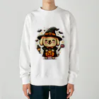 sakurafubukiのハロウィンワンコ・ランタンライトアップ Heavyweight Crew Neck Sweatshirt