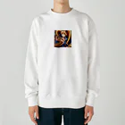 ほっこり絵音舎の楽器とたわむれ Heavyweight Crew Neck Sweatshirt