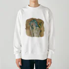 KushaMiの珈琲染めの蝶 Heavyweight Crew Neck Sweatshirt