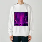 3tomo6's shopのpurple Heavyweight Crew Neck Sweatshirt