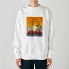 CyberArmadilloの湘南藤沢（2430）夕焼けコレクション Heavyweight Crew Neck Sweatshirt