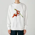 segasworksの功夫のトラちゃん（酔棍） Heavyweight Crew Neck Sweatshirt