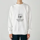 スフィンクスまにあの僕ニワトリじゃありません Heavyweight Crew Neck Sweatshirt