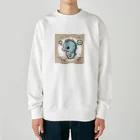 junji8000のかわいいタツノオトシゴ４ Heavyweight Crew Neck Sweatshirt