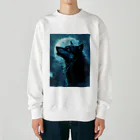 The_Hunting_GroundのTonight's moon is for wolves. Heavyweight Crew Neck Sweatshirt