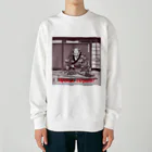 職人たちを応援したいの堅物大工職人 Heavyweight Crew Neck Sweatshirt