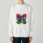 hatoyuのEのHei和 Heavyweight Crew Neck Sweatshirt