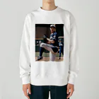 りん　チャンネルのAI野球 Heavyweight Crew Neck Sweatshirt