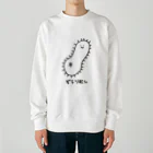 usabit.のぐっず屋さんのぞうりむし Heavyweight Crew Neck Sweatshirt