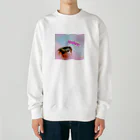 ハエトリグモの世界のハエトリグモ　 Heavyweight Crew Neck Sweatshirt