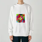 ピヨ☆ショップの角形に囲まれた世界 Heavyweight Crew Neck Sweatshirt