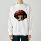 HeartyTimeのキノコくん Heavyweight Crew Neck Sweatshirt