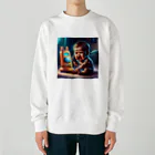 おもかわさんの赤ちゃんテレフォン👼 Heavyweight Crew Neck Sweatshirt