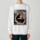 crazykoの在宅ワーク Heavyweight Crew Neck Sweatshirt