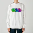 未開の地のLeaves of Saxifraga Heavyweight Crew Neck Sweatshirt