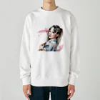 あかいはちの一推しアイドル Heavyweight Crew Neck Sweatshirt