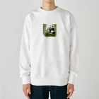 メガネボウズの笹パンダ Heavyweight Crew Neck Sweatshirt