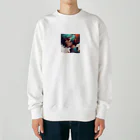 たてっぴのショップのボブカットのアイドル Heavyweight Crew Neck Sweatshirt