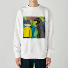 🇪🇪トロオドン🇪🇪のゴジラジオ Heavyweight Crew Neck Sweatshirt