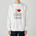 おもしろいTシャツ屋さんのI LOVE JIMNY ジムニー Heavyweight Crew Neck Sweatshirt