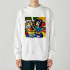 あかいはちの南国スイーツ Heavyweight Crew Neck Sweatshirt