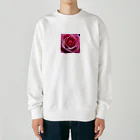 emeralのクリスタルエレガンスローズ Heavyweight Crew Neck Sweatshirt