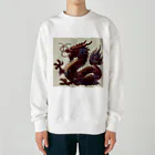 5656ショップの古代プログラムドラゴン Heavyweight Crew Neck Sweatshirt