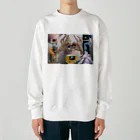 ロコモコのあらじる こんぶじめ つぶ貝 Heavyweight Crew Neck Sweatshirt