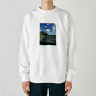 YASUE ABE JPのSend your location Heavyweight Crew Neck Sweatshirt